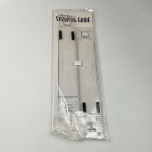 Clearsnap ColorBoK Stamping Guide Two 12" Rules Snap Together 22" Straight Edge